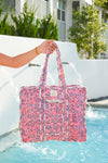 Tiger Lily Zipper Tote