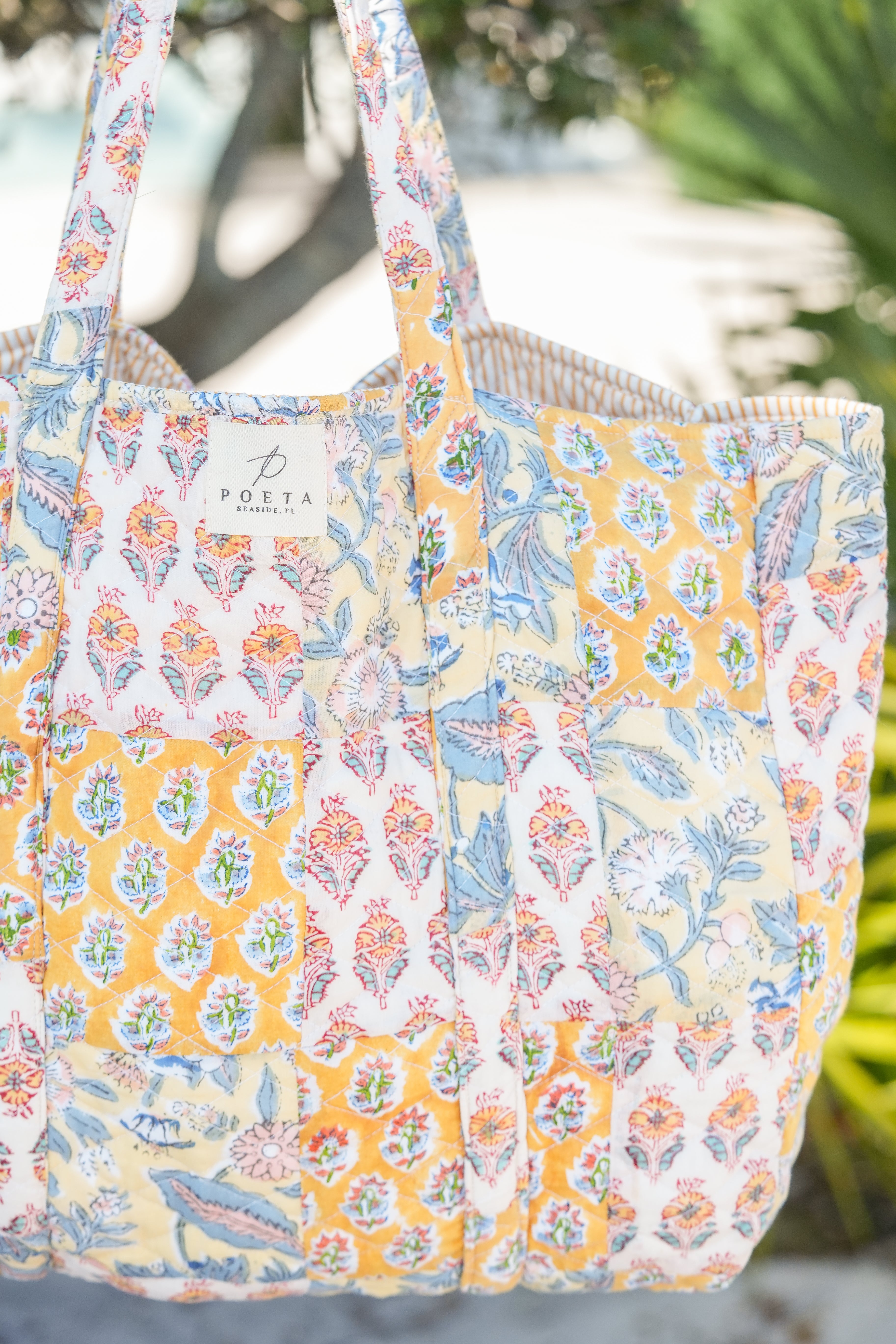 Magnolia Patchwork Tote