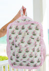 Ruffled Genoa Backpack