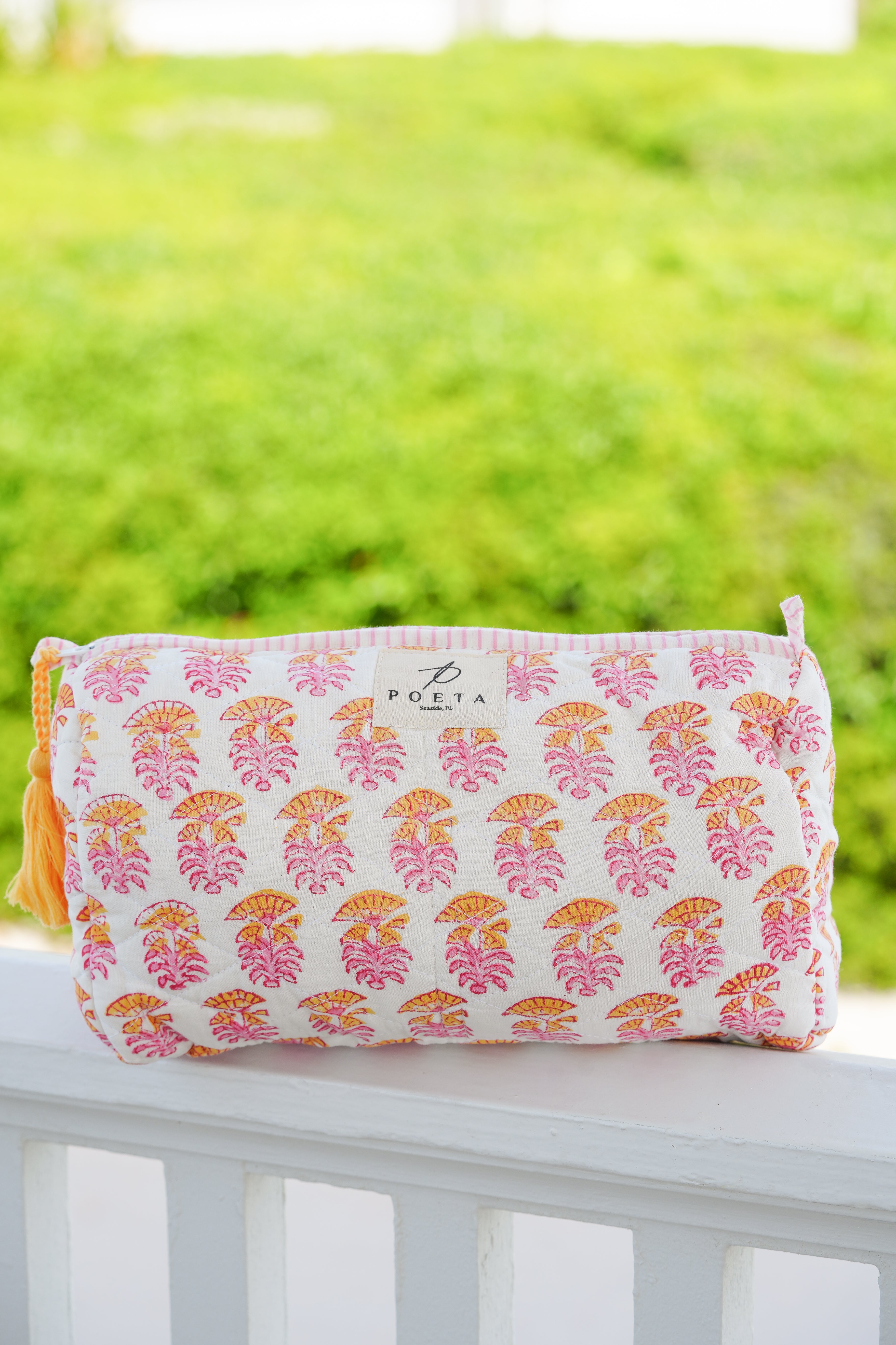 Sole Patchwork Cosmetic Bag