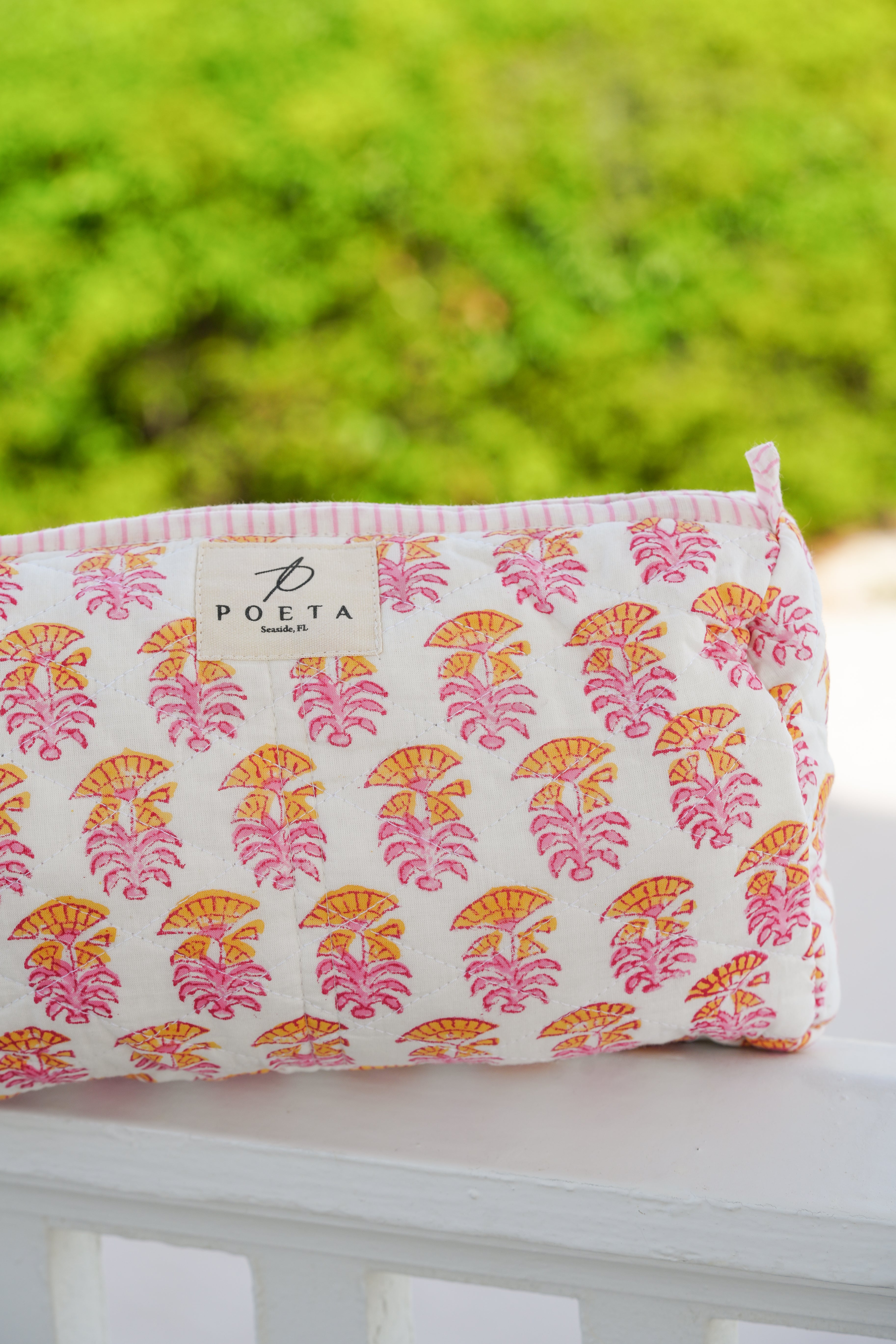 Sole Patchwork Cosmetic Bag