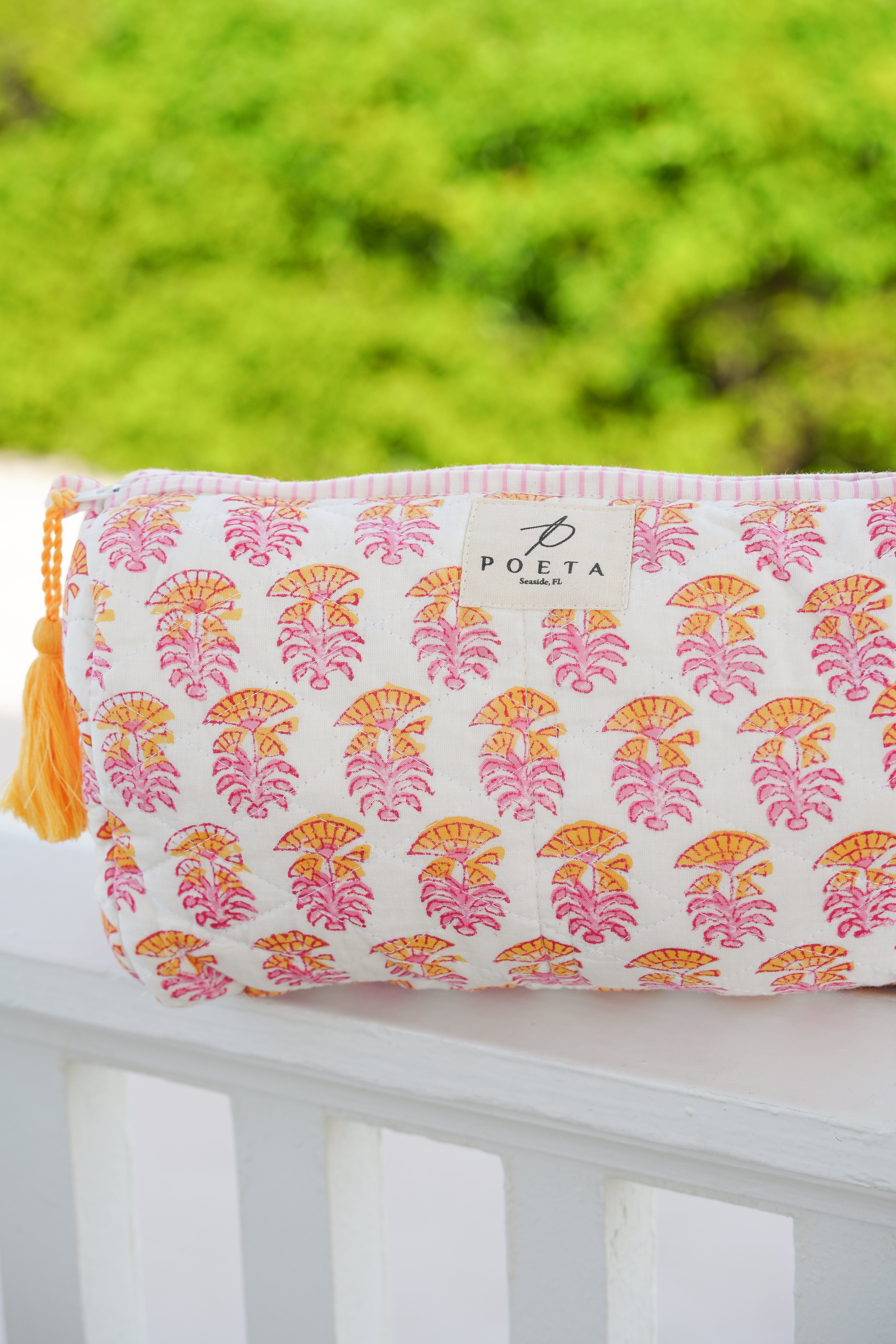 Sole Patchwork Cosmetic Bag