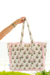 Ruffled Genoa Tote