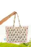 Ruffled Genoa Tote