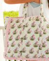 Ruffled Genoa Tote