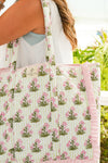 Ruffled Genoa Tote