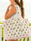 Ruffled Genoa Tote