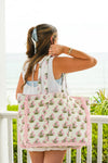Ruffled Genoa Tote