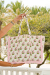 Ruffled Genoa Tote