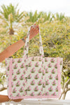 Ruffled Genoa Tote