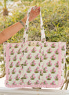 Ruffled Genoa Tote
