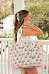 Ruffled Genoa Tote