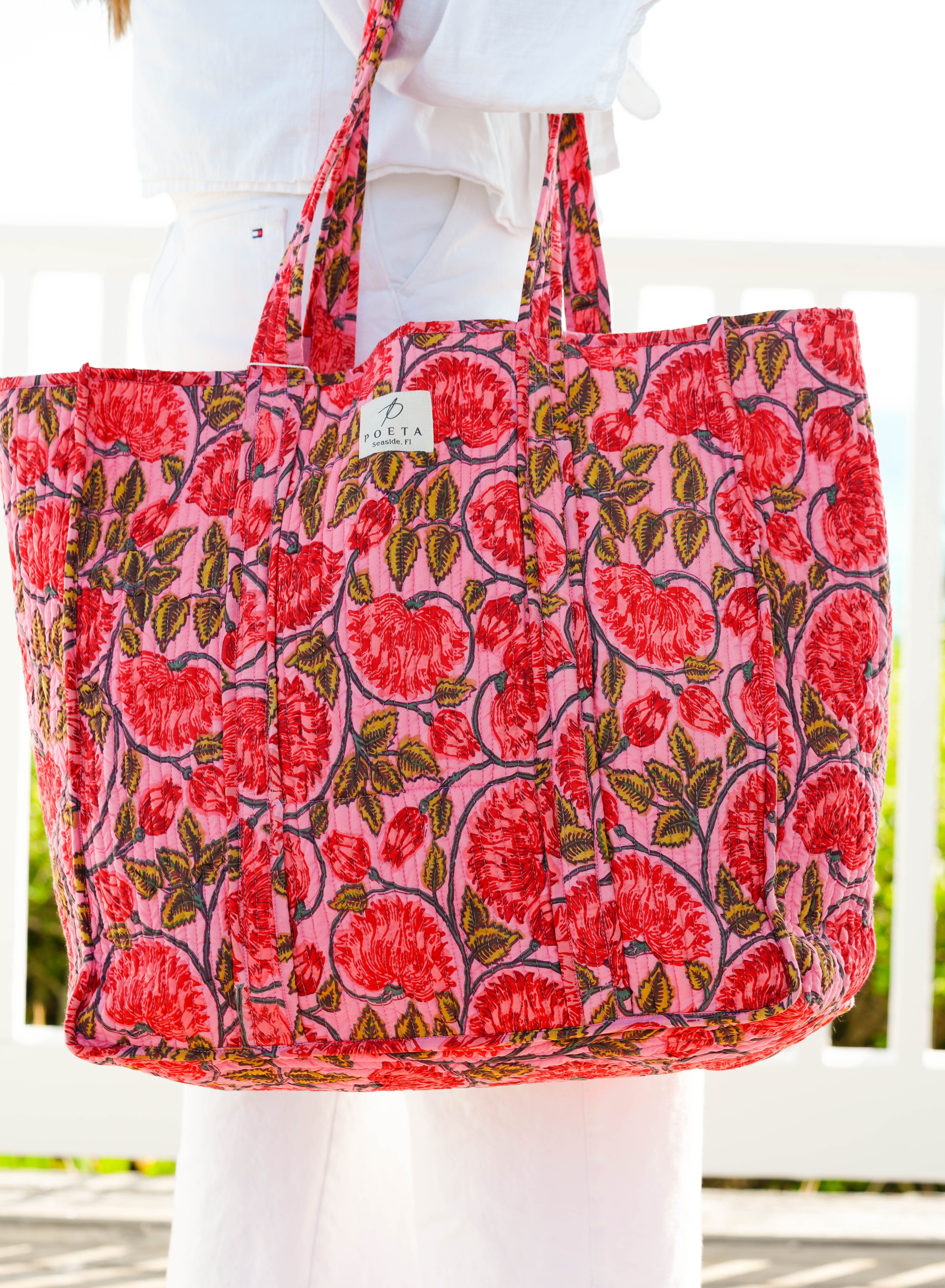 Pink Garden Tote