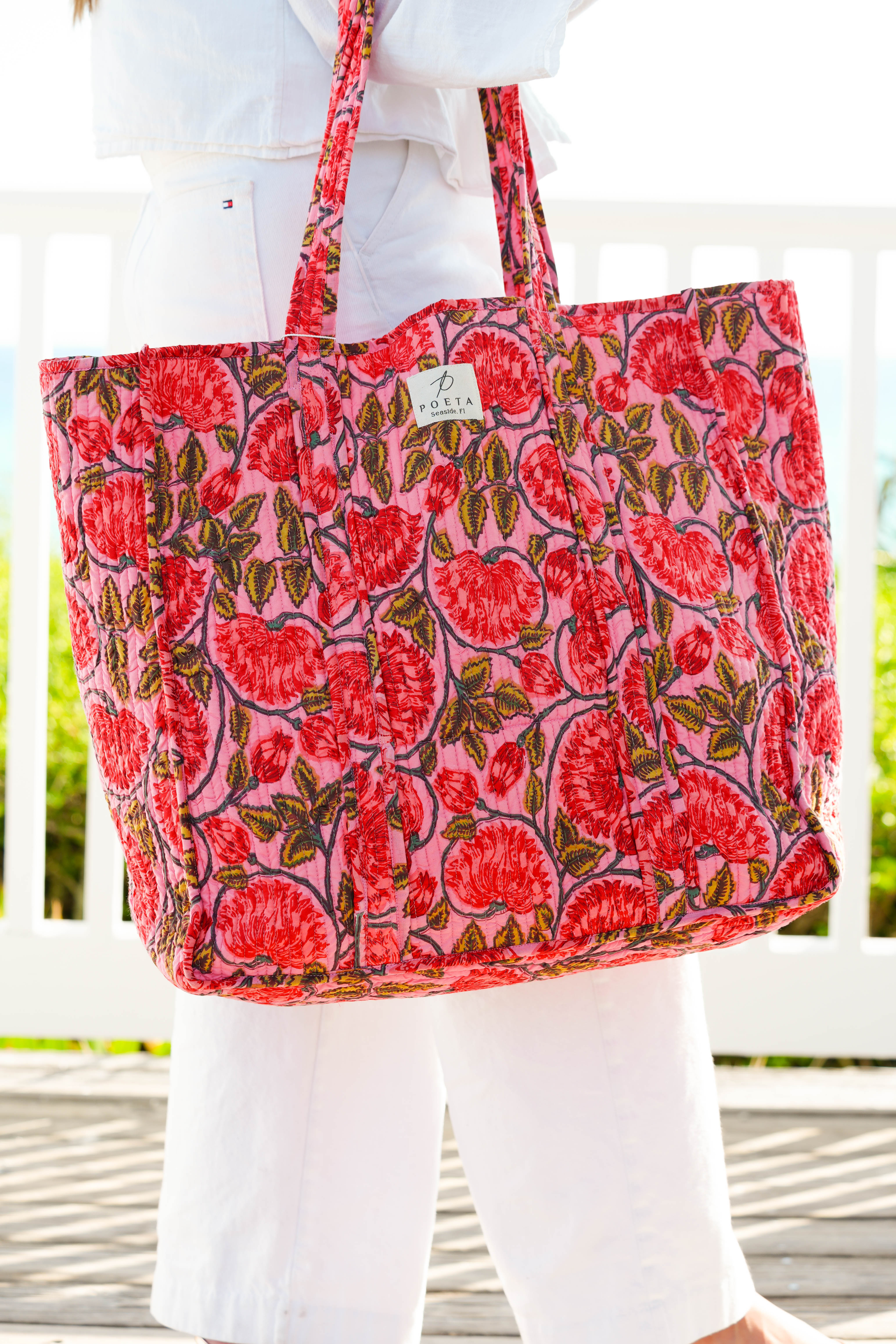 Pink Garden Tote