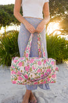 Pink Dandelion Duffle Bag