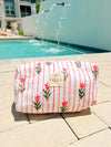 Spring Tulip Cosmetic Bag