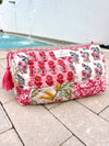 Pink Bella Patchwork Cosmetic Bag