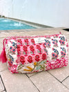 Pink Bella Patchwork Cosmetic Bag